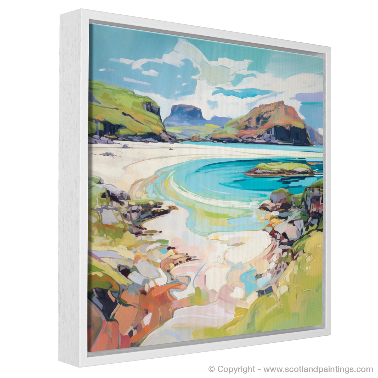 Calgary Bay Summer Vibrance: A Modern Ode to the Isle of Mull