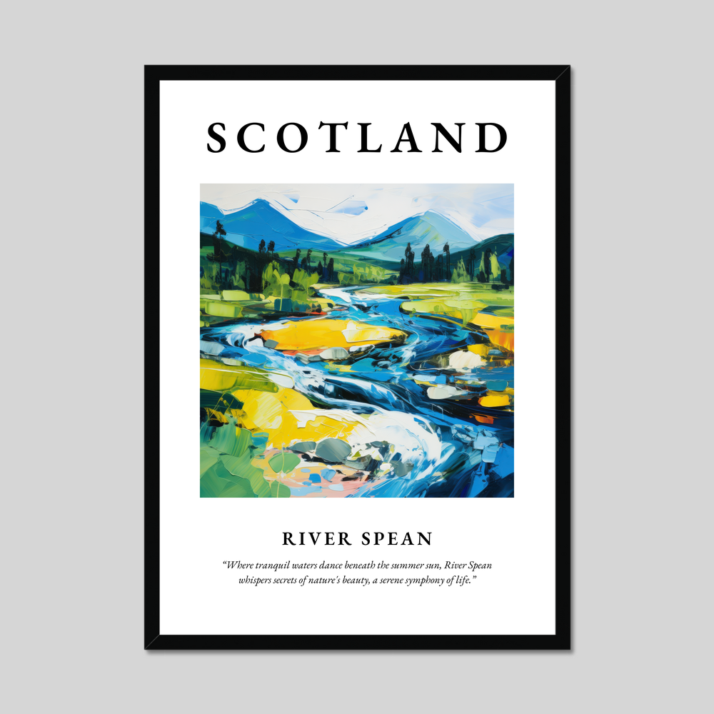 Poster of River Spean, Scotland.