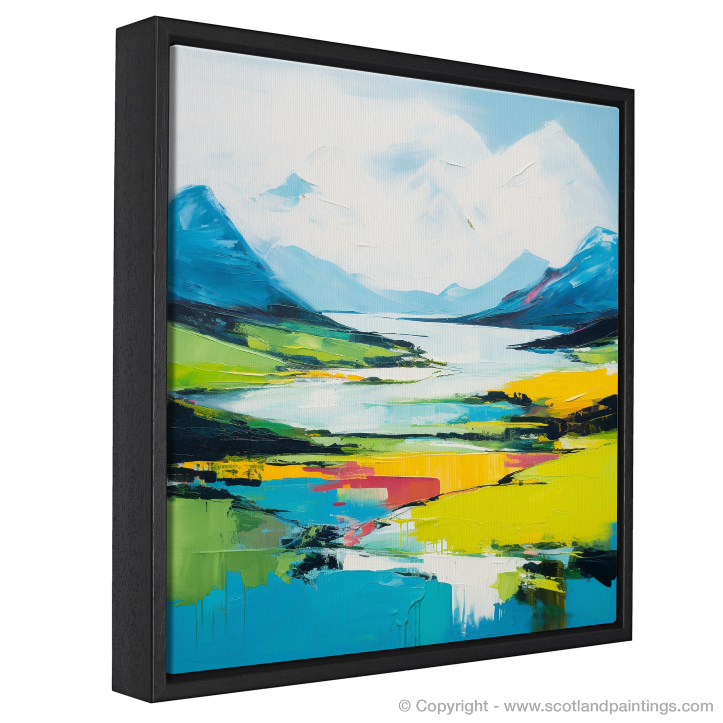 Highland Pulse: An Abstract Ode to Loch Leven's Summer Splendour