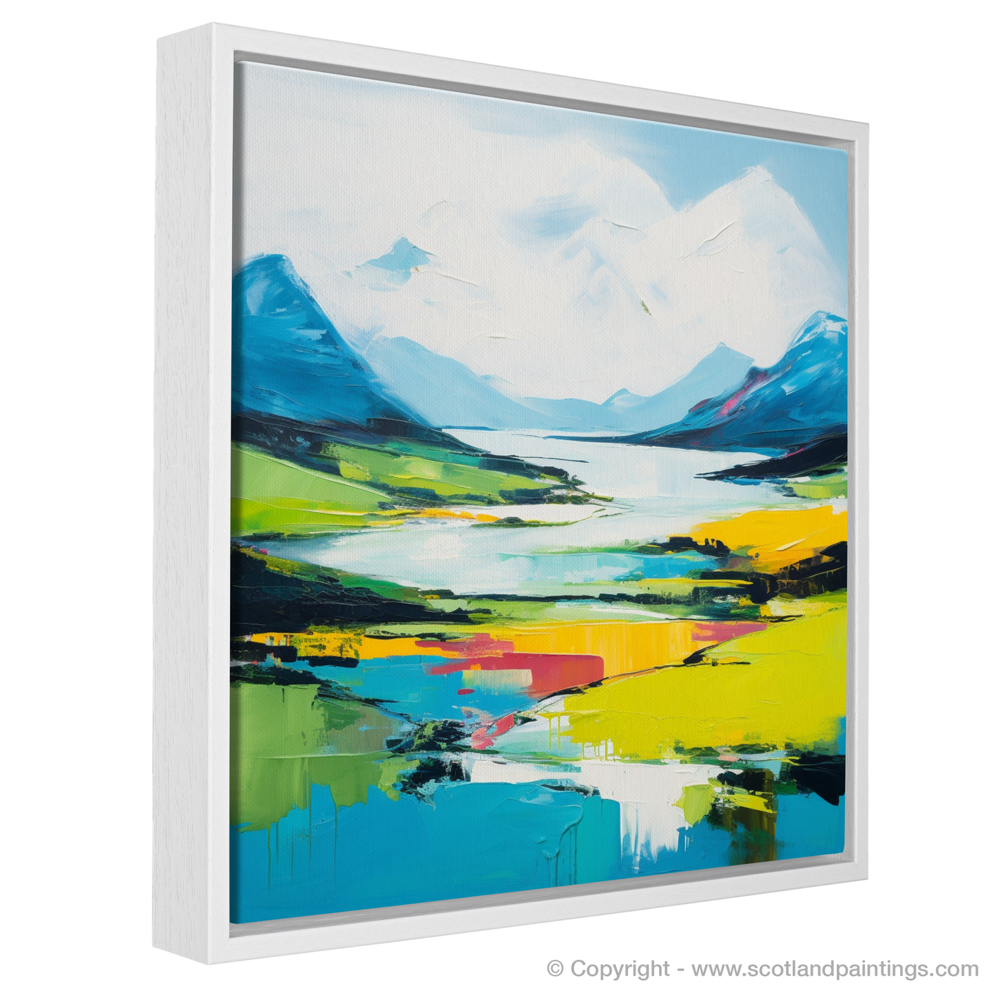 Highland Pulse: An Abstract Ode to Loch Leven's Summer Splendour