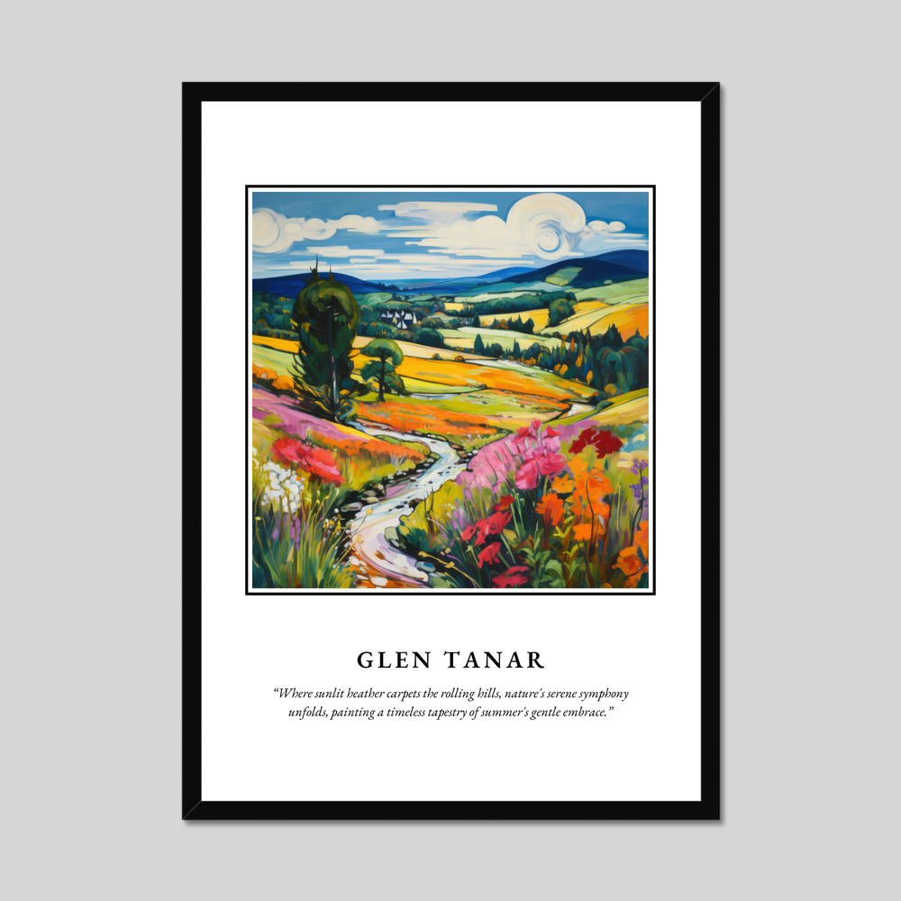 Poster in a black frame