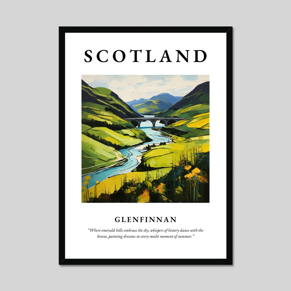 Poster of Glenfinnan, Scotland.