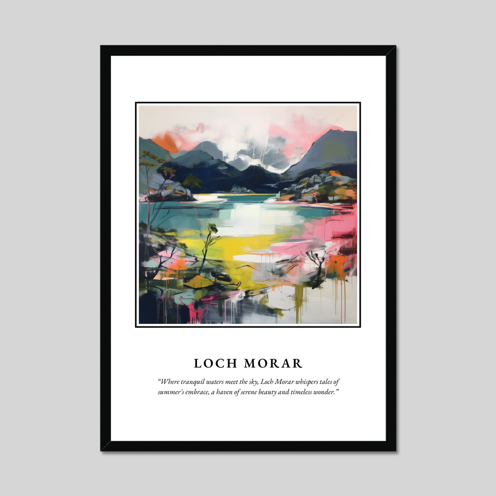 Poster in a black frame