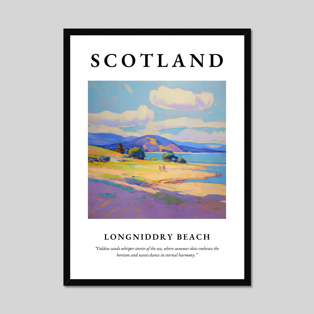 Poster of Longniddry Beach, Scotland.