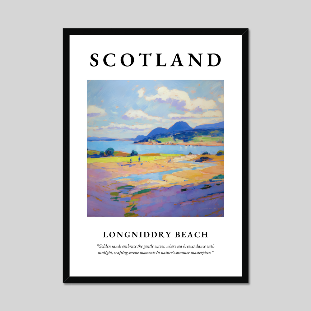 Poster of Longniddry Beach, Scotland.