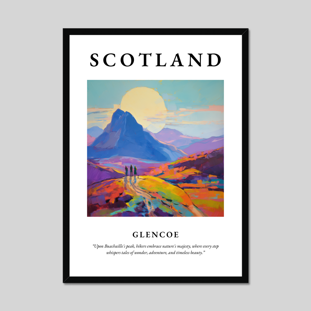 Poster of Glencoe, Scotland.