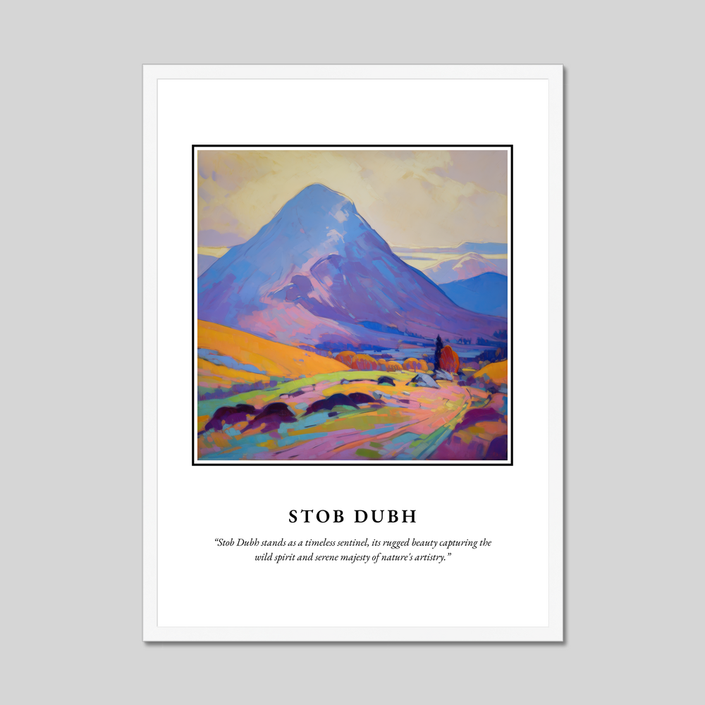 Poster in a white frame