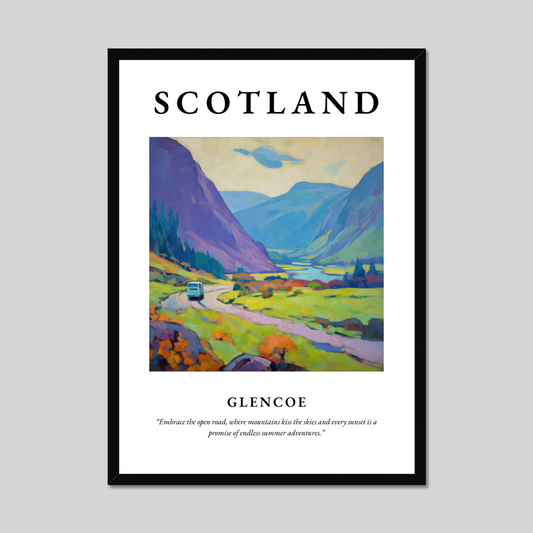 Poster of Glencoe, Scotland.