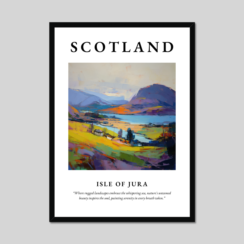 Poster of Isle of Jura, Scotland.