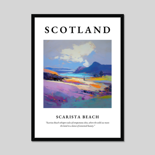 Poster of Scarista Beach, Scotland.