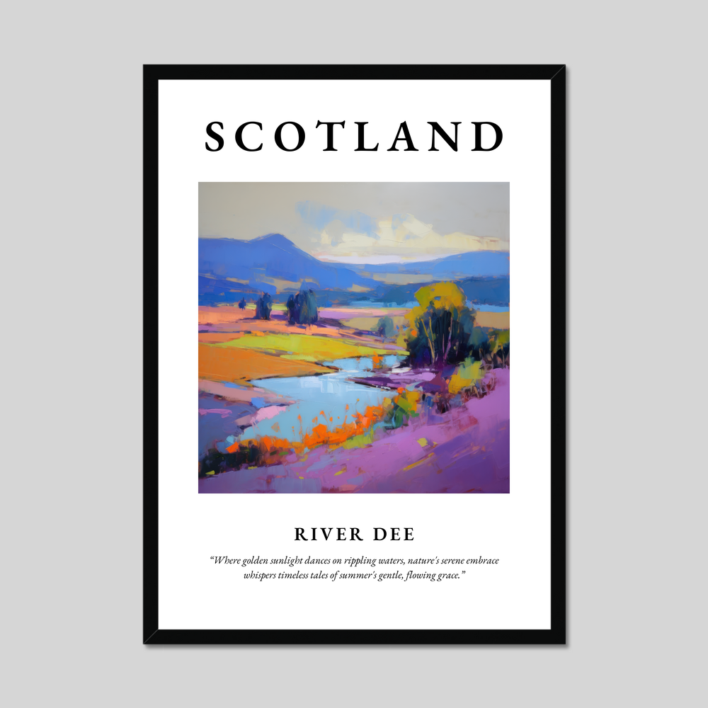 Poster of River Dee, Scotland.