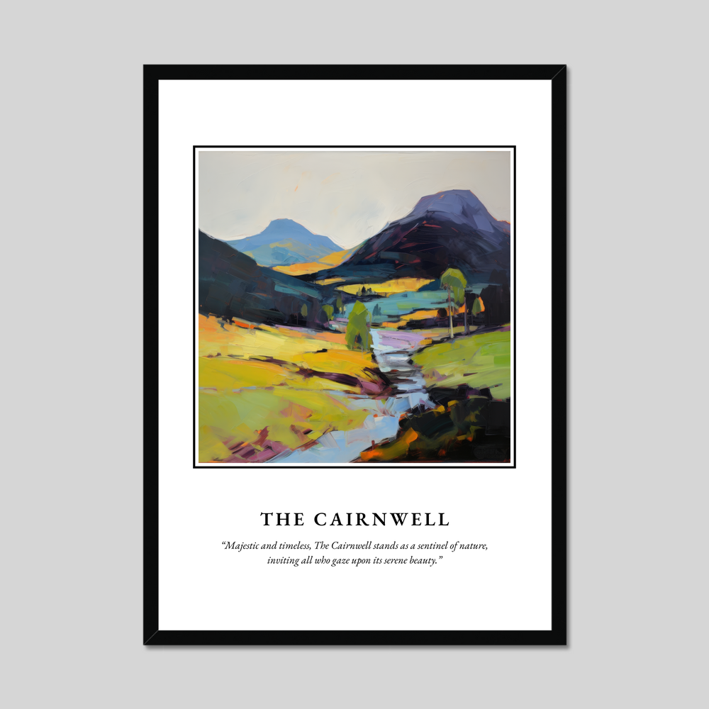 Poster in a black frame