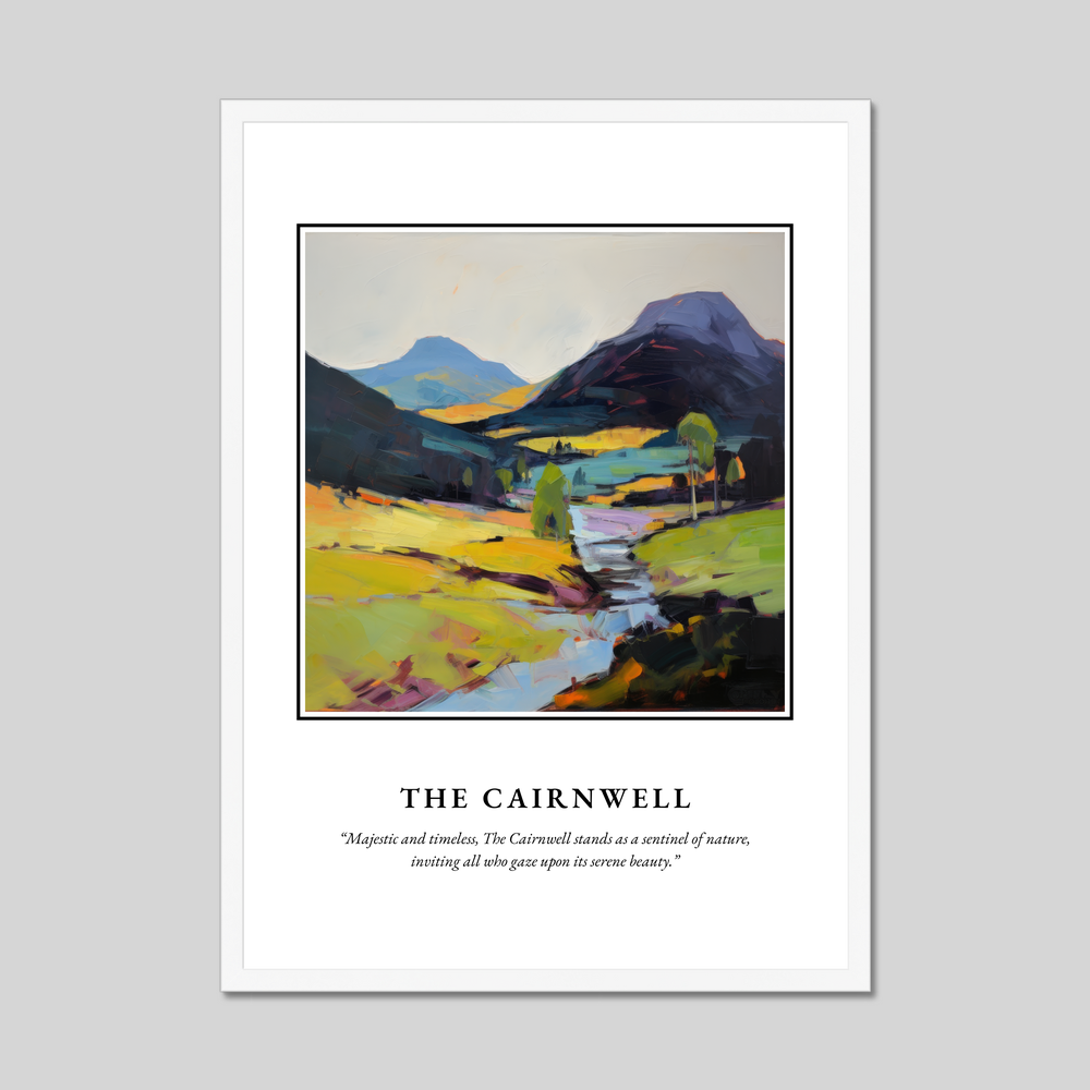 Poster in a white frame