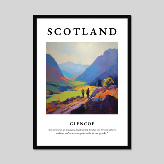 Poster of Glencoe, Scotland.