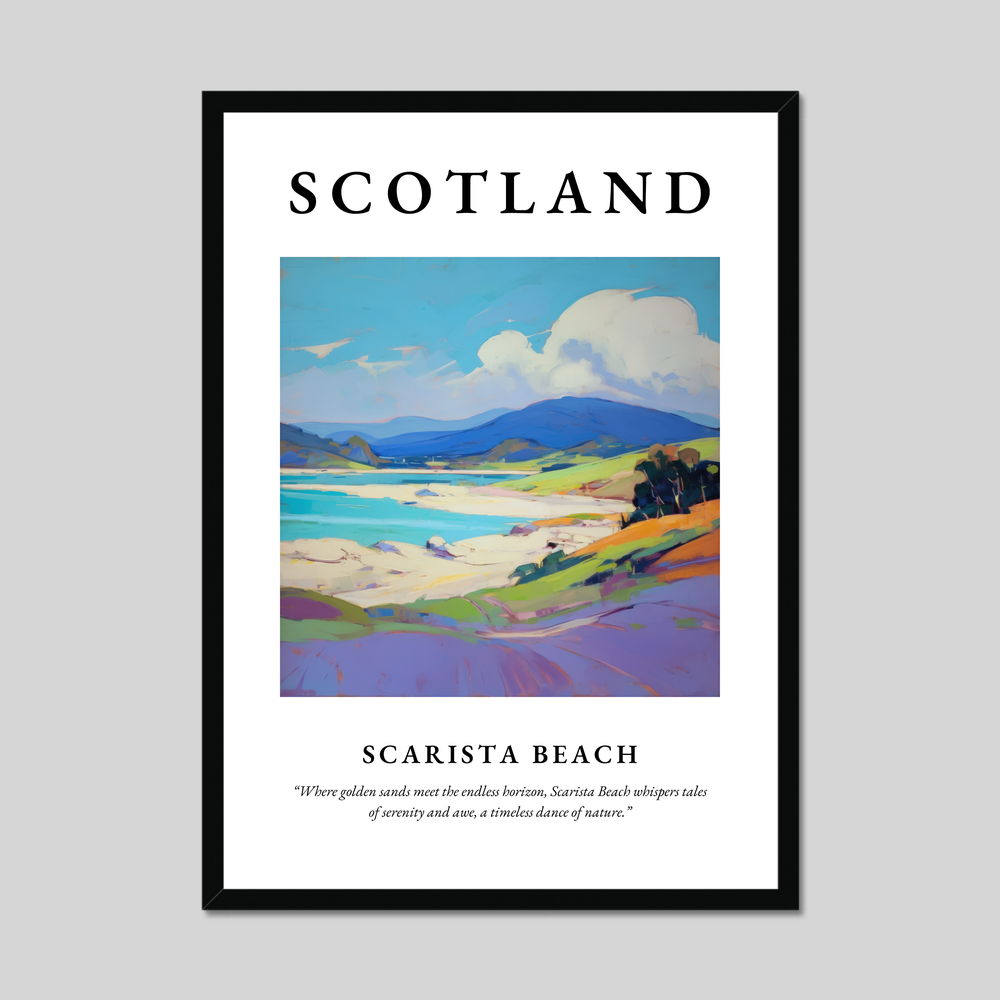Poster of Scarista Beach, Scotland.
