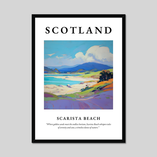 Poster of Scarista Beach, Scotland.