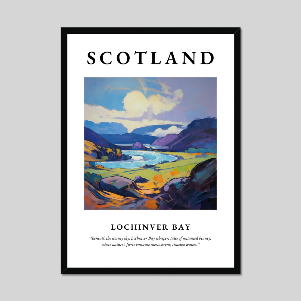 Poster of Lochinver Bay, Scotland.