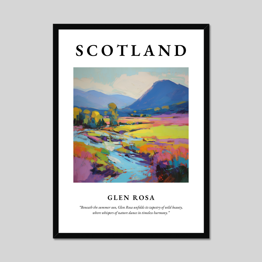 Poster of Glen Rosa, Scotland.