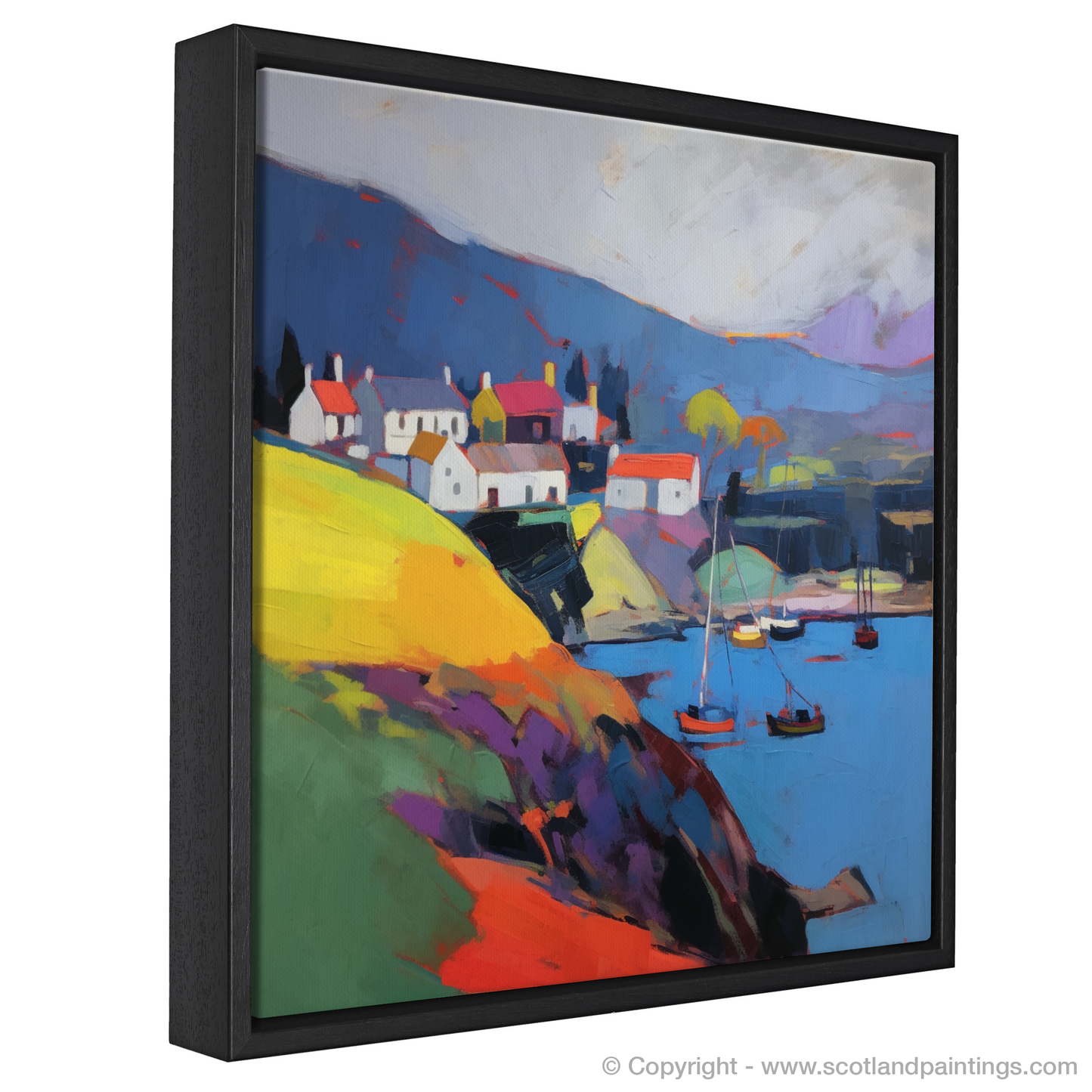 Storm's Embrace: An Abstract Ode to Pittenweem Harbour