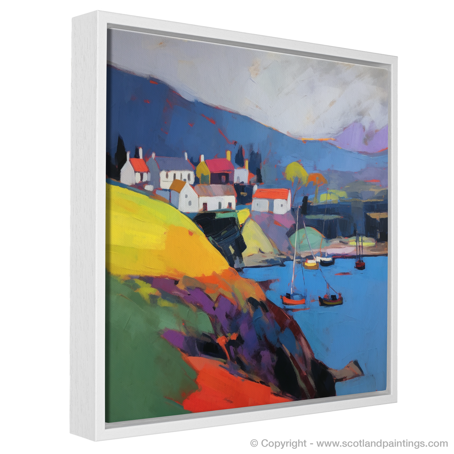 Storm's Embrace: An Abstract Ode to Pittenweem Harbour