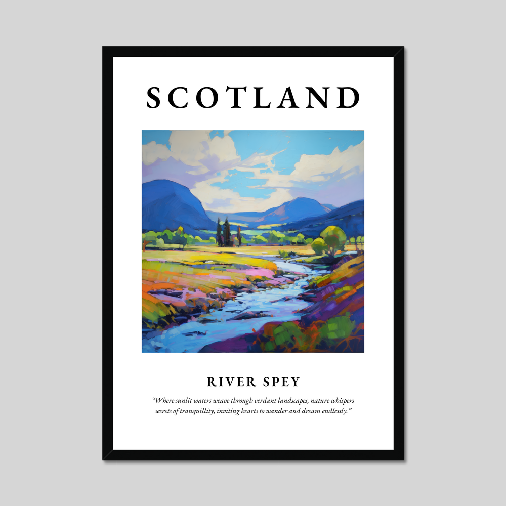Poster of River Spey, Scotland.