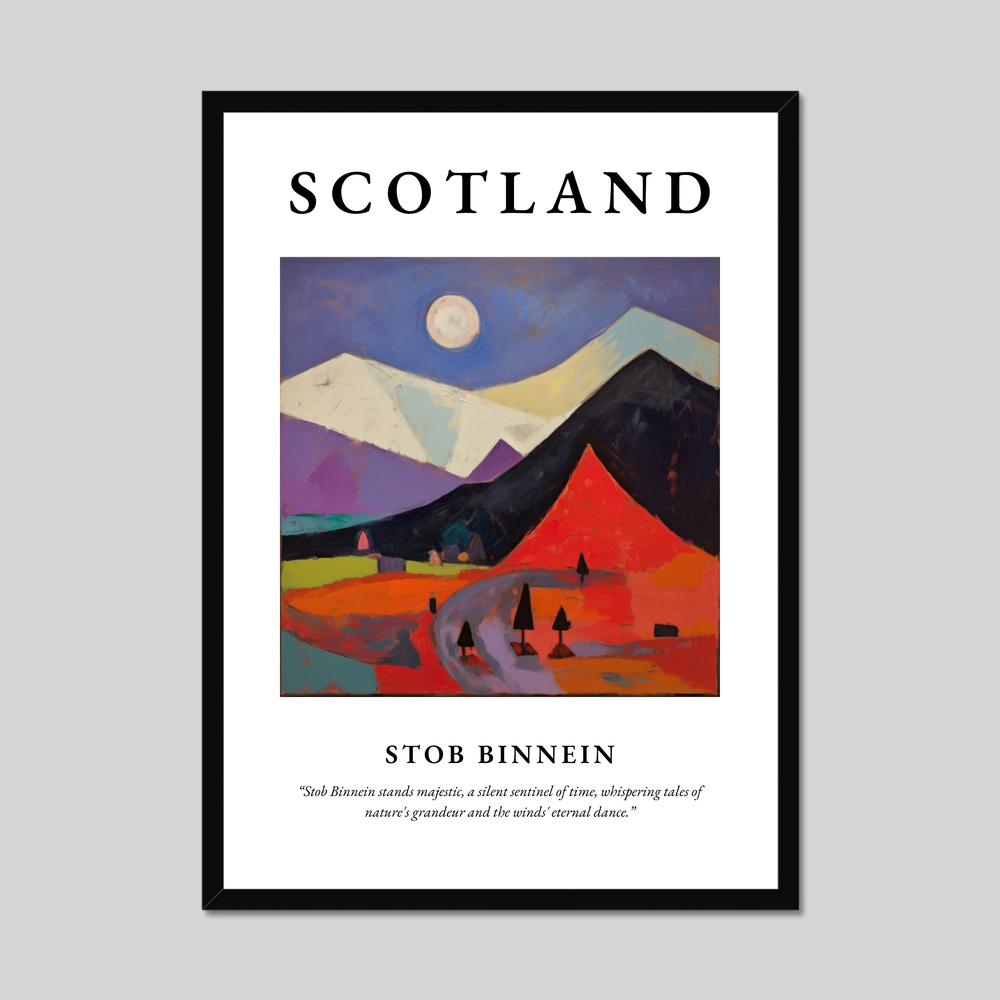 Poster of Stob Binnein, Scotland.