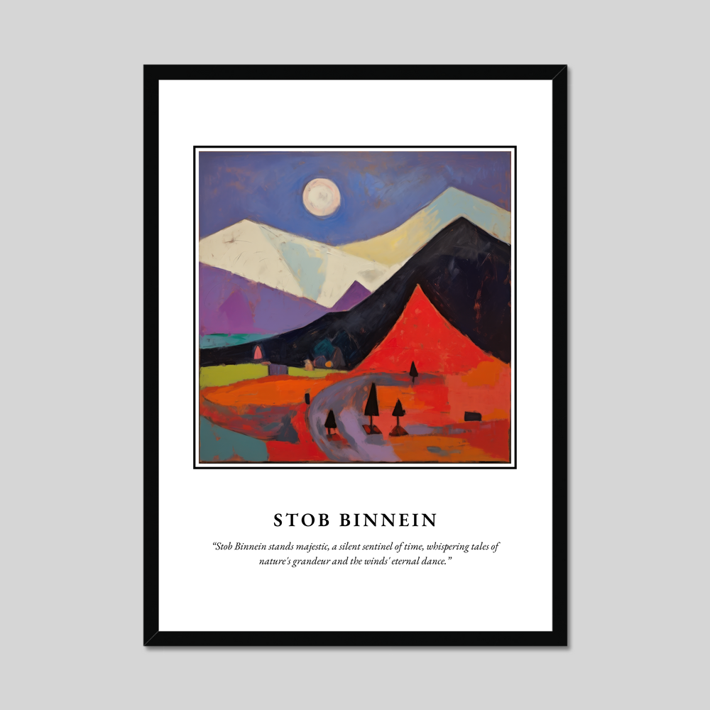 Poster in a black frame