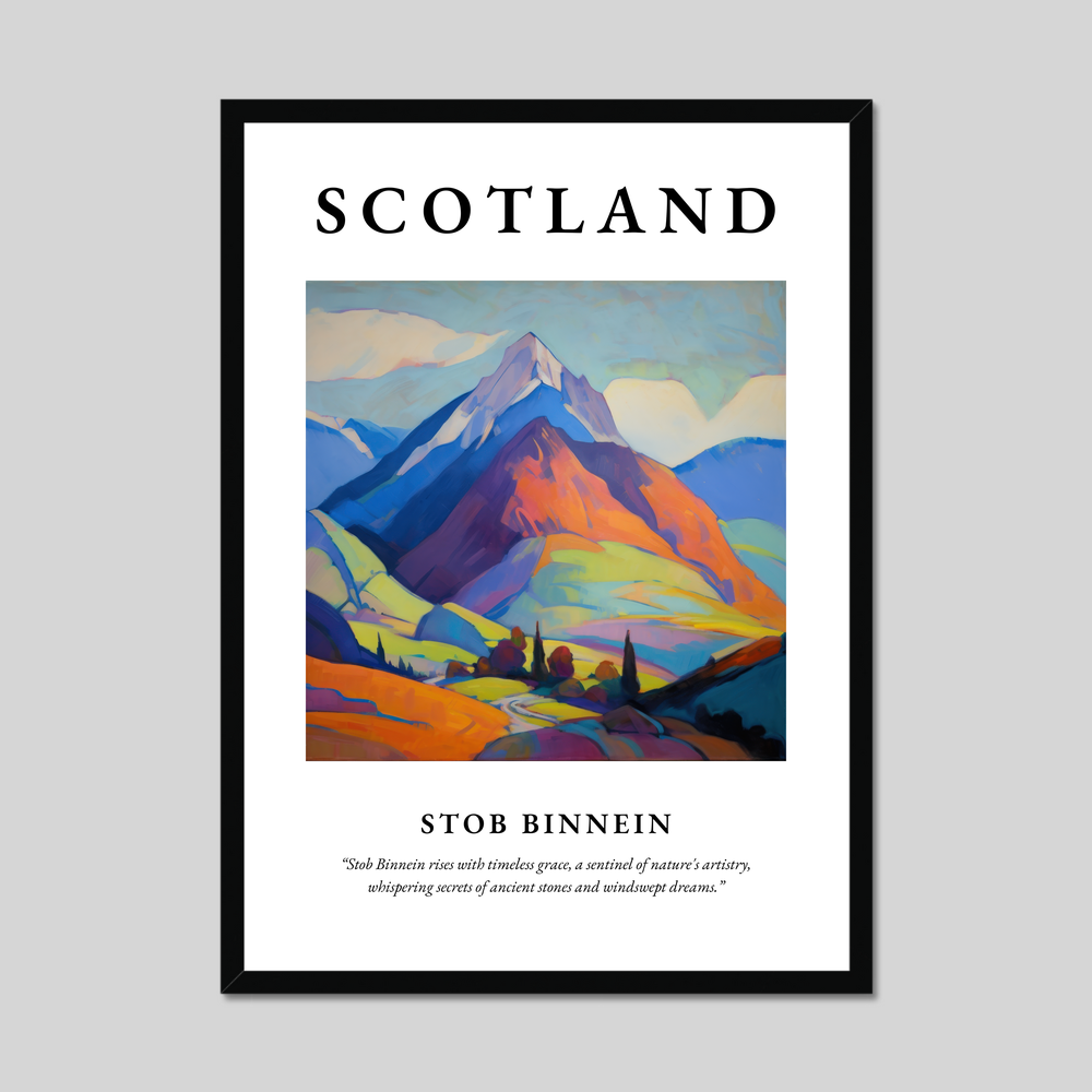 Poster of Stob Binnein, Scotland.