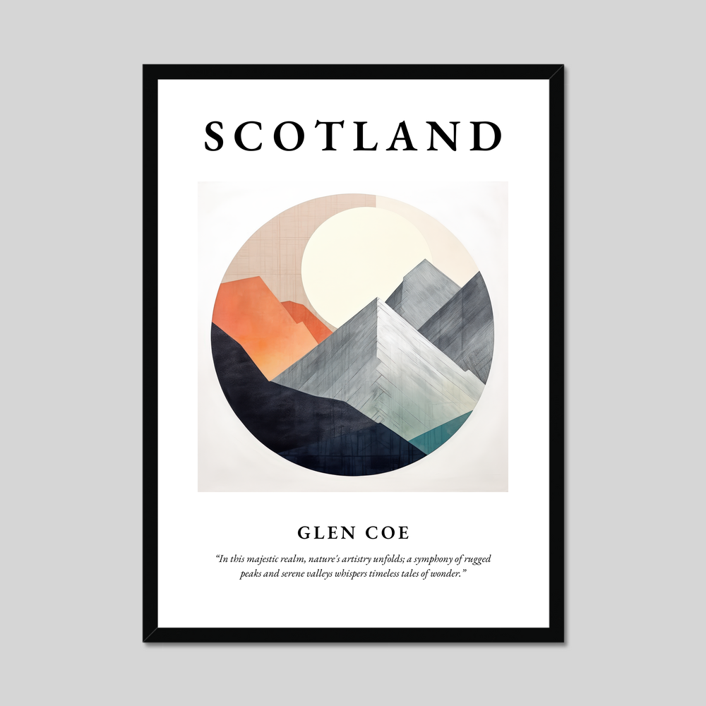 Poster of Glen Coe, Scotland.