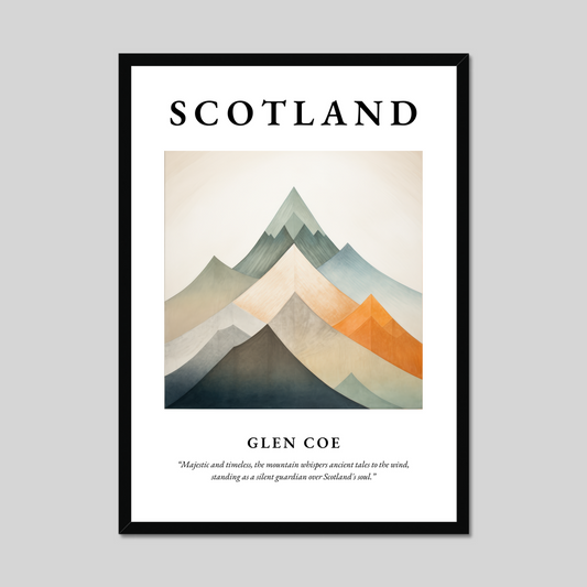 Poster of Glen Coe, Scotland.
