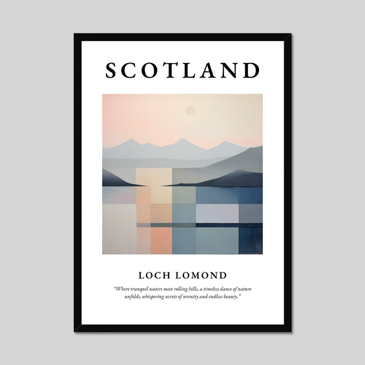 Poster of Loch Lomond, Scotland.