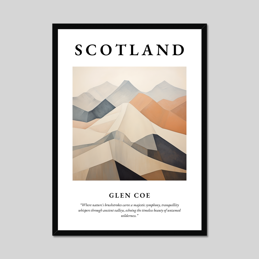 Poster of Glen Coe, Scotland.