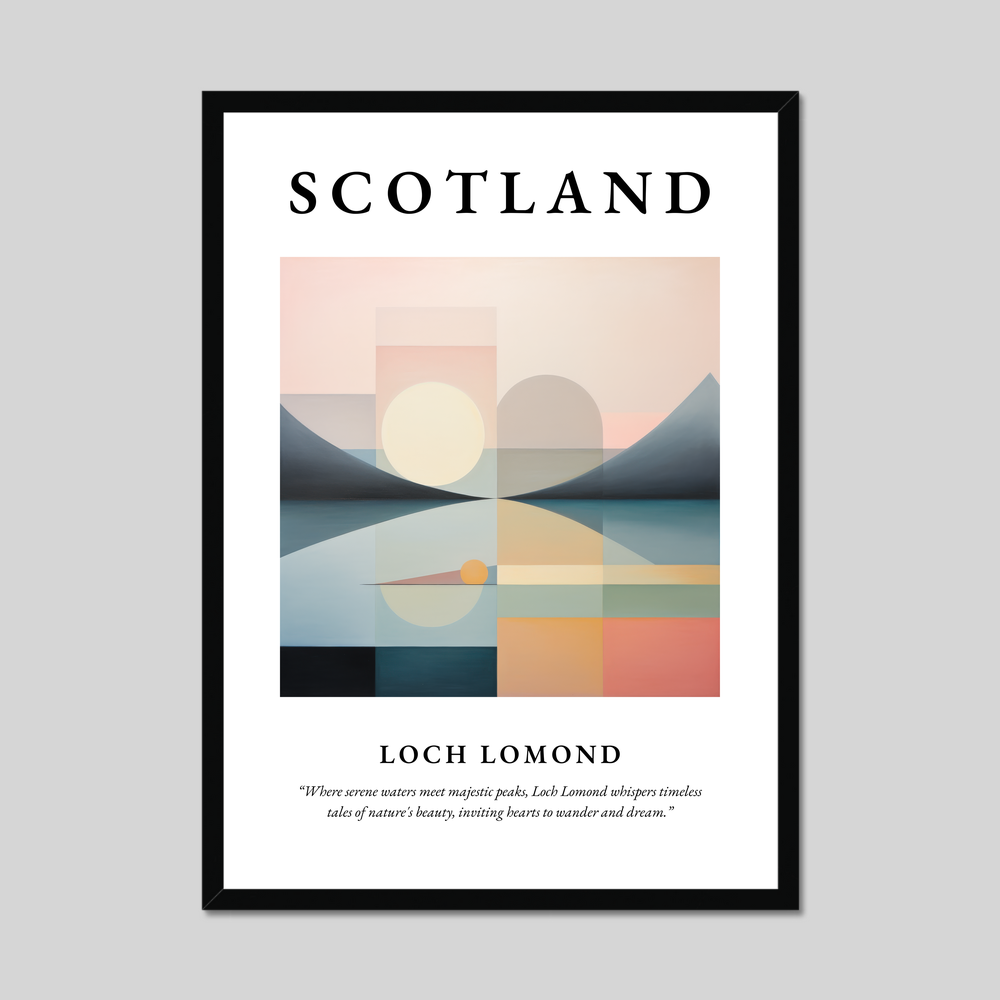 Poster of Loch Lomond, Scotland.