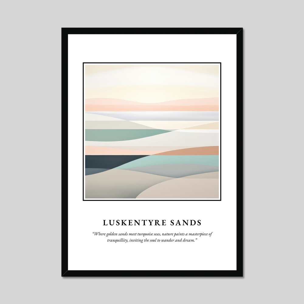 Poster in a black frame