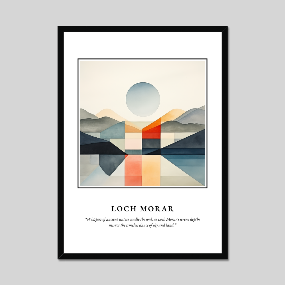 Poster in a black frame