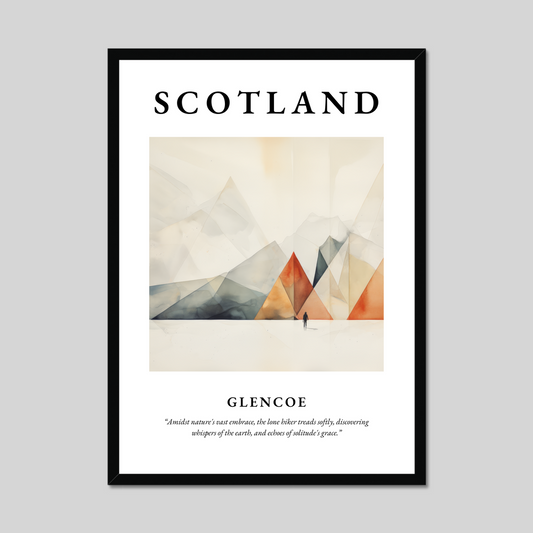 Poster of Glencoe, Scotland.