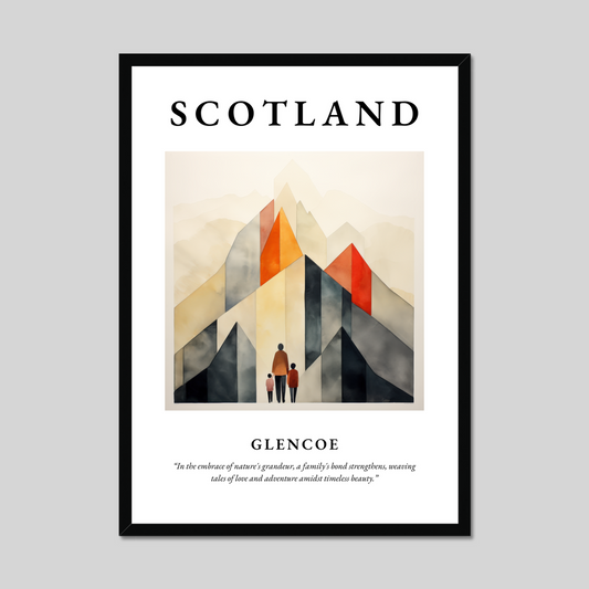 Poster of Glencoe, Scotland.