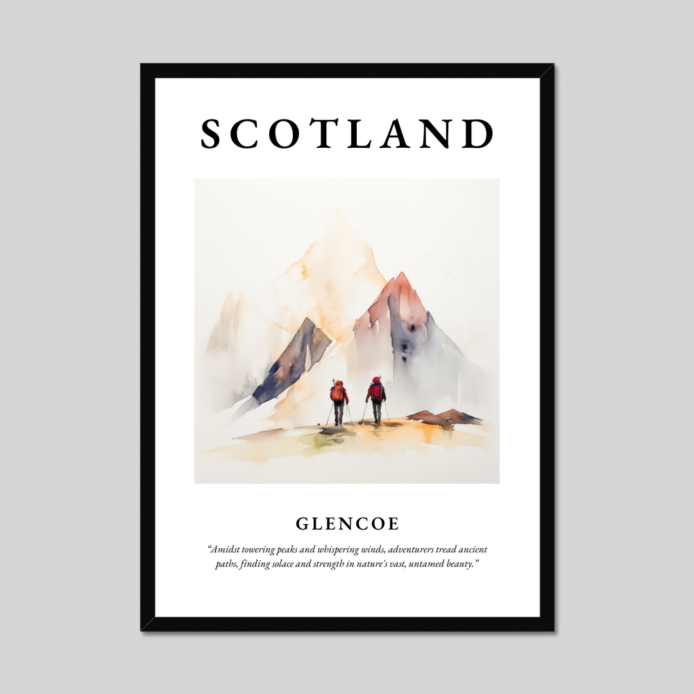 Poster of Glencoe, Scotland.