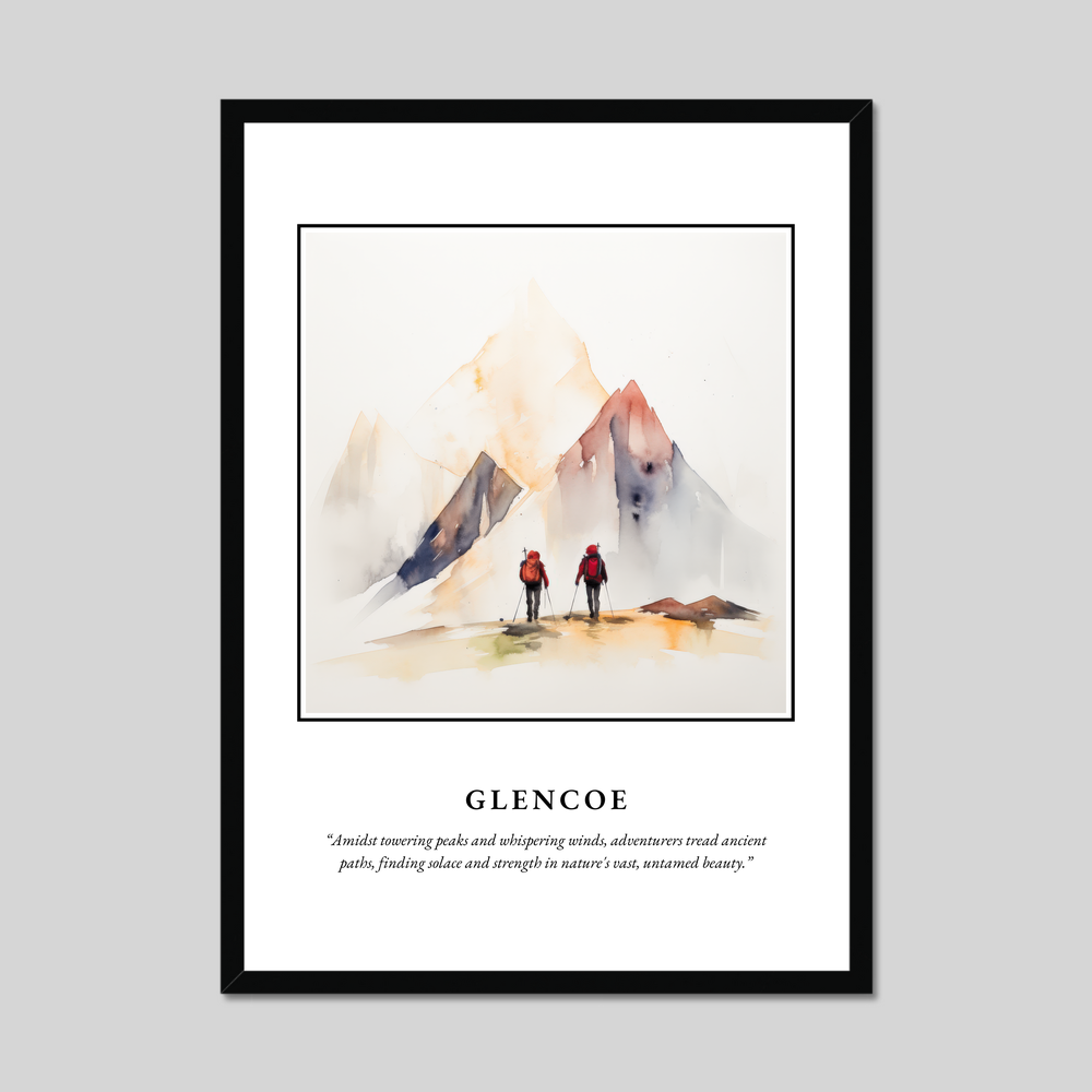 Poster in a black frame