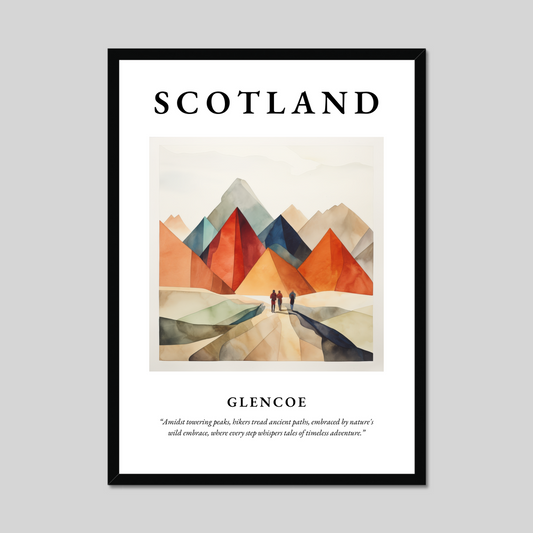 Poster of Glencoe, Scotland.