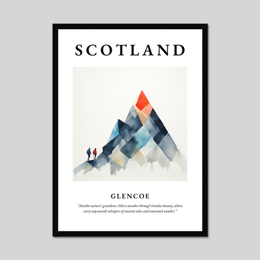 Poster of Glencoe, Scotland.