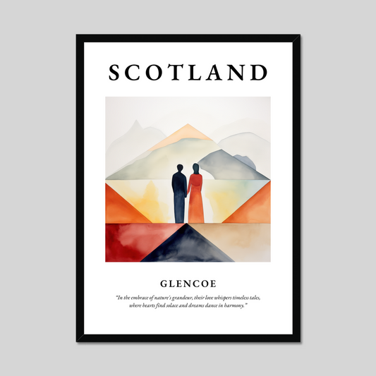 Poster of Glencoe, Scotland.