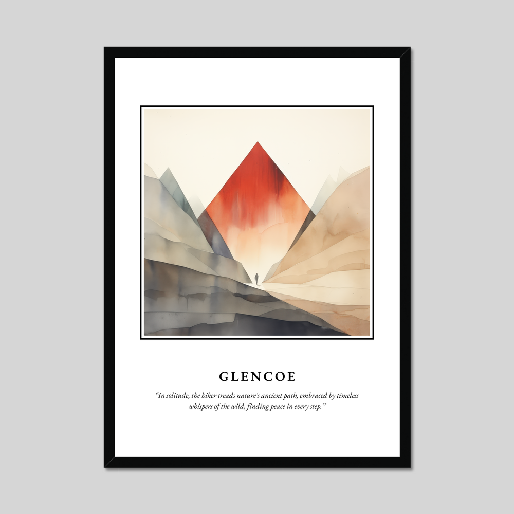 Poster in a black frame