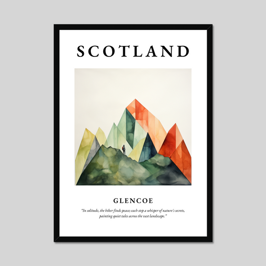 Poster of Glencoe, Scotland.