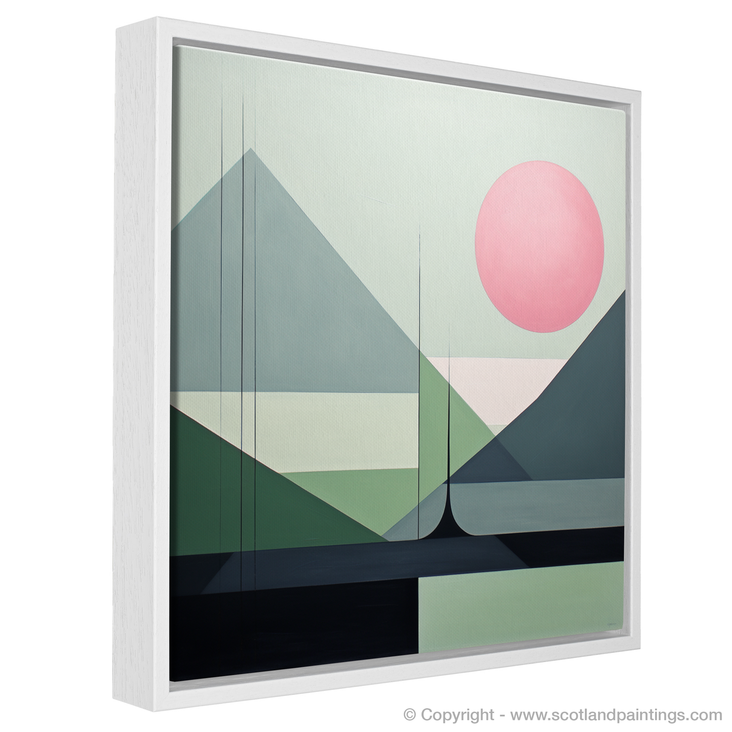 Glen Etive Reimagined: A Minimalist Ode to Nature