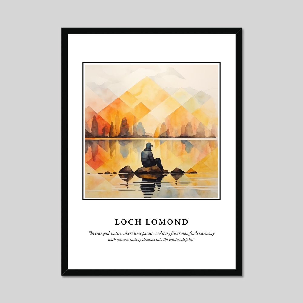 Poster in a black frame