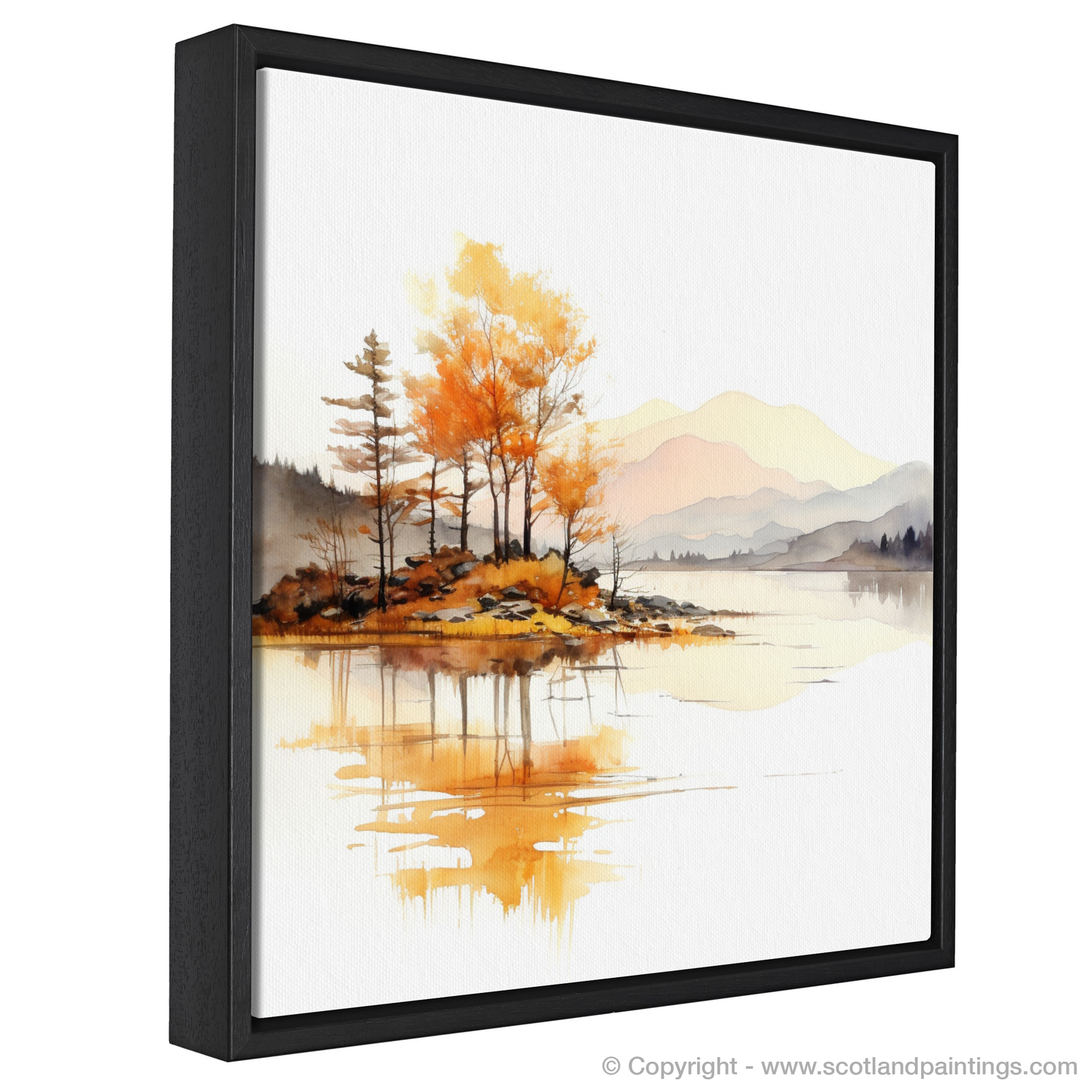 Autumn Hues of Loch Morar: A Minimalist Homage