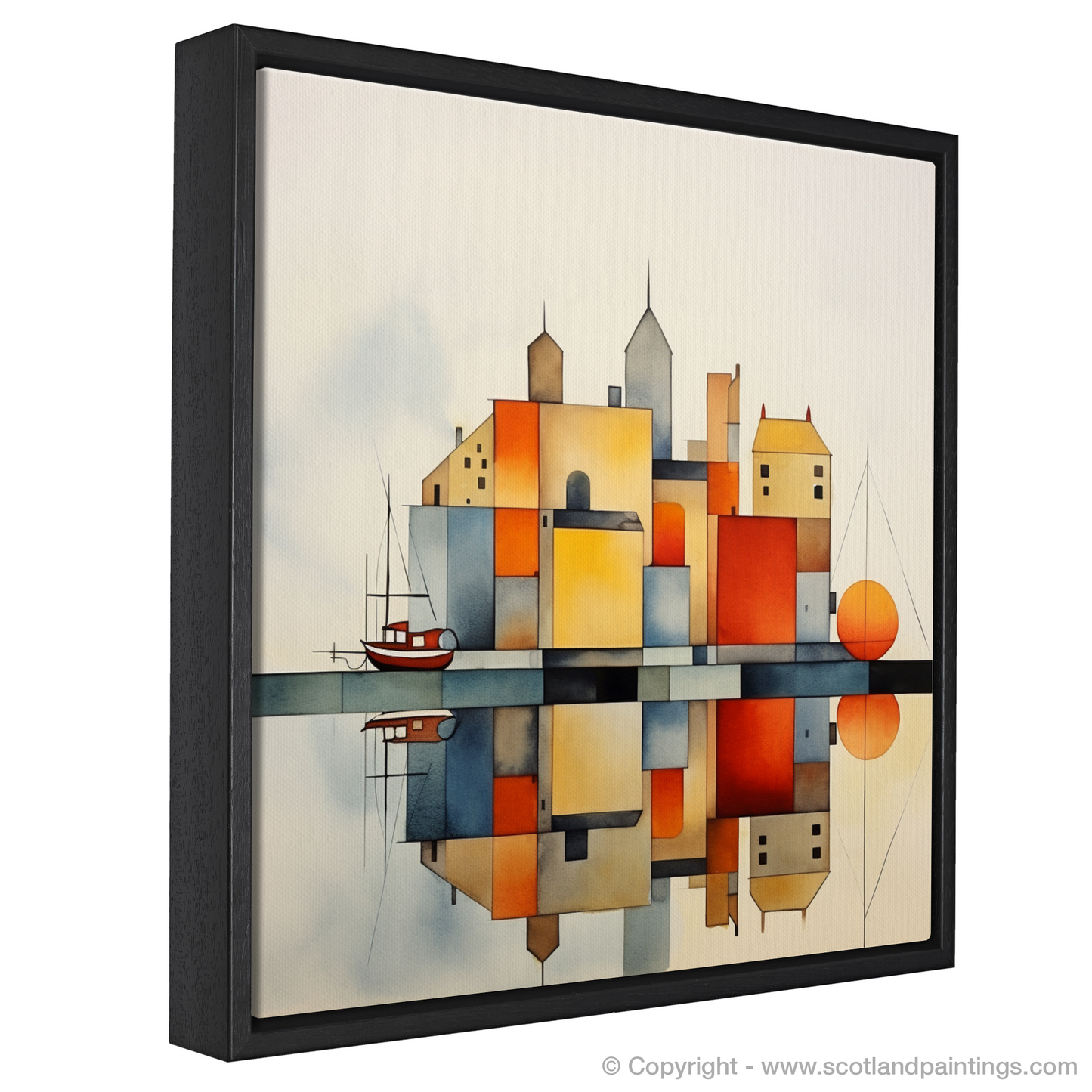 Kirkwall Harbour's Quietude: A Minimalist Reflection