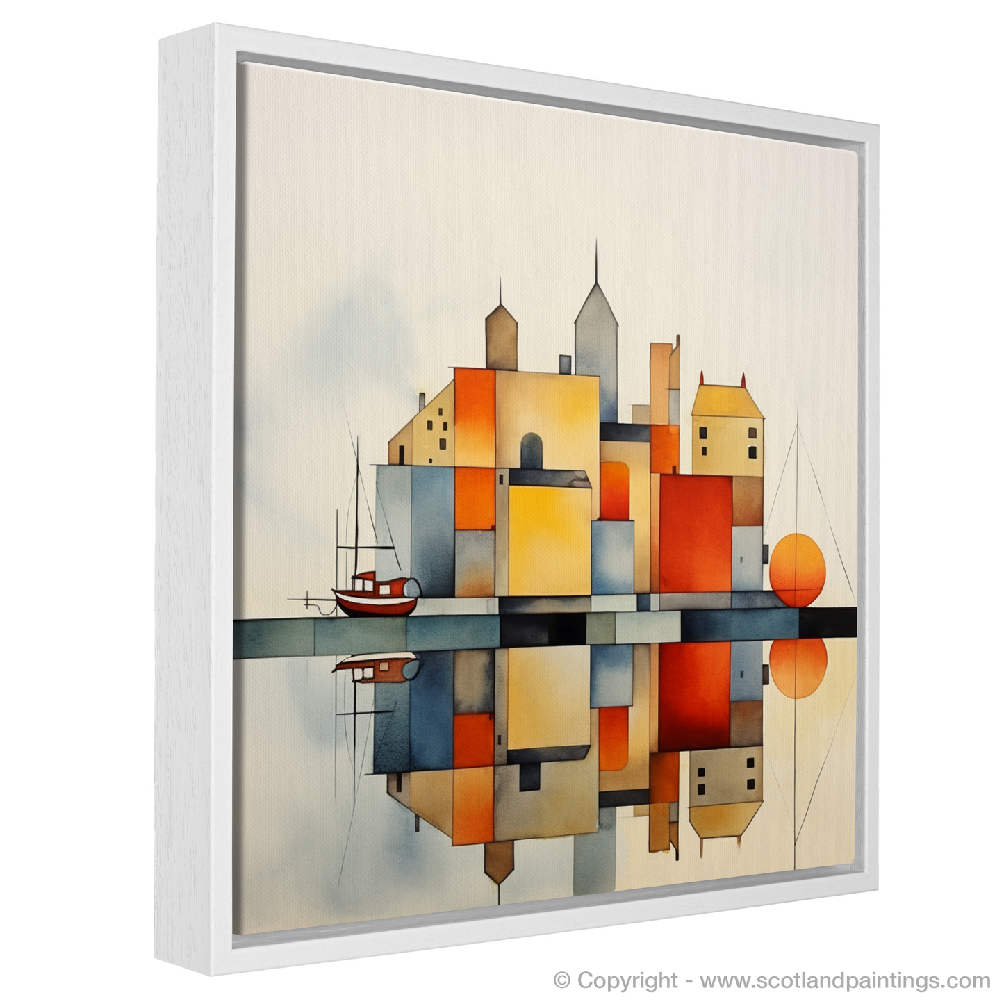 Kirkwall Harbour's Quietude: A Minimalist Reflection