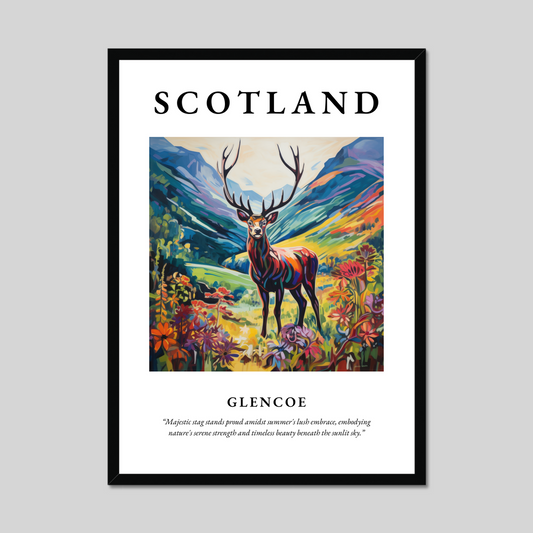 Poster of Glencoe, Scotland.